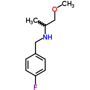 (4-Fluoro-benzyl)-(2-methoxy-1-methyl-ethyl)-amine hydrochloride Structure,418786-13-7Structure