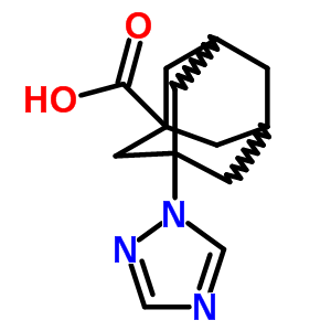 3-[1,2,4]Triazol-1-yl-adamantane-1-carboxylic acid Structure,418805-51-3Structure