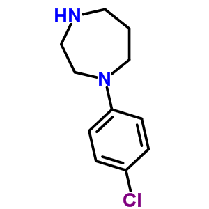 1-(4-Chlorophenyl)-[1,4]diazepane Structure,41885-98-7Structure