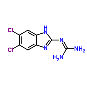 2-(5,6-Dichloro-1h-benzoimidazol-2-yl)guanidine Structure,41926-90-3Structure