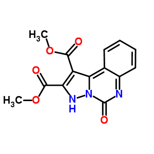 Dimethyl 5-oxo-5,6-dihydropyrazolo[1,5-c]quinazoline-1,2-dicarboxylate Structure,41940-24-3Structure