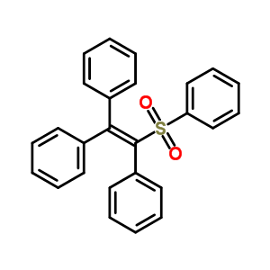 1,2,2-Triphenylethenylsulfonylbenzene Structure,41946-66-1Structure