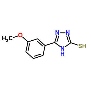 5-(3-Methoxyphenyl)-2,4-dihydro-3H-1,2,4-triazole-3-thione Structure,419540-45-7Structure