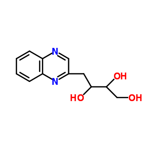 2-(2,3,4-三羥基丁基)喹噁啉結(jié)構(gòu)式_42015-38-3結(jié)構(gòu)式