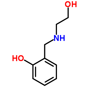 o-[N-(2-羥基乙基)氨基甲基]苯酚結(jié)構(gòu)式_4202-67-9結(jié)構(gòu)式