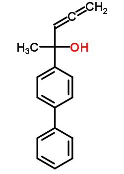 2-(4-Phenylphenyl)penta-3,4-dien-2-ol Structure,42036-31-7Structure