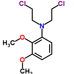 N,n-bis(2-chloroethyl)-2,3-dimethoxy-aniline Structure,4213-41-6Structure