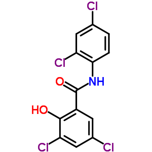 Benzamide,3,5-dichloro-n-(2,4-dichlorophenyl)-2-hydroxy- Structure,4214-45-3Structure