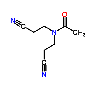 N,n-bis(2-cyanoethyl)acetamide Structure,42149-77-9Structure