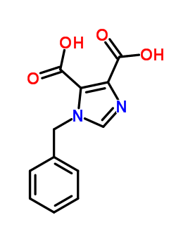 1-Benzyl-1H-imidazole-4,5-dicarboxylic acid Structure,42190-83-0Structure