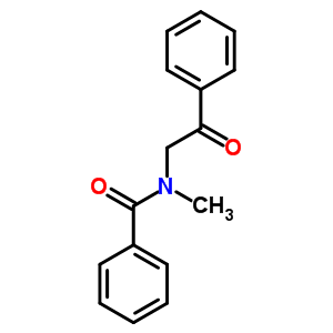 Benzamide,n-methyl-n-(2-oxo-2-phenylethyl)- Structure,42205-87-8Structure