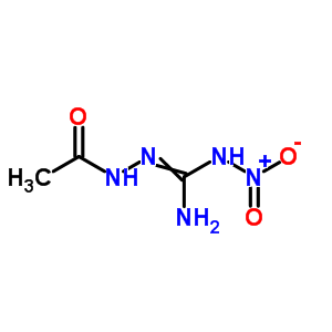 Acetic acid, [amino (nitroamino)methylene]hydrazide Structure,42216-29-5Structure