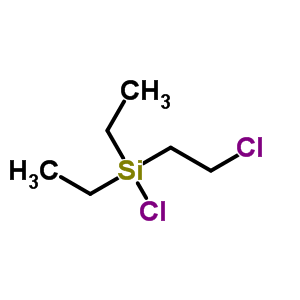 Chloro-(2-chloroethyl)-diethyl-silane Structure,4225-87-0Structure