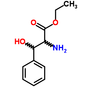 Ethyl 2-amino-3-hydroxy-3-phenyl-propanoate Structure,42267-16-3Structure