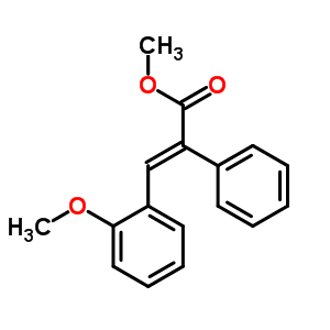 Methyl 3-(2-methoxyphenyl)-2-phenylacrylate Structure,42307-45-9Structure