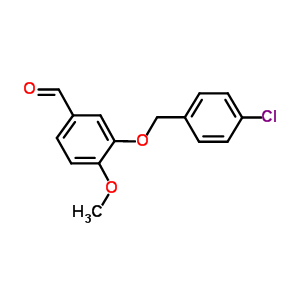 3-[(4-Chlorobenzyl)oxy]-4-methoxybenzaldehyde Structure,423156-83-6Structure