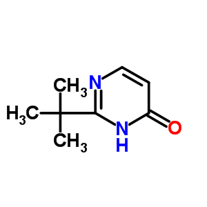 2-叔丁基嘧啶-4-醇結(jié)構(gòu)式_42351-88-2結(jié)構(gòu)式