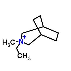 3-Ethyl-3-methyl-3-azoniabicyclo[3.2.2]nonane Structure,4236-31-1Structure