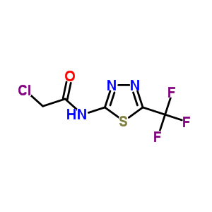 2-Chloro-n-(5-trifluoromethyl-[1,3,4]thiadiazol-2-yl)-acetamide Structure,42458-71-9Structure