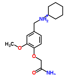 2-(4-Cyclohexylaminomethyl-2-methoxy-phenoxy)-acetamide Structure,425646-58-8Structure