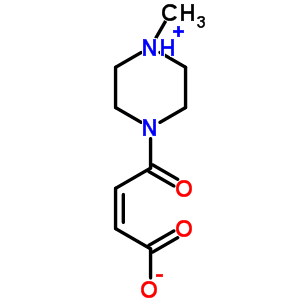 Cis-4-(4-methyl-piperazin-1-yl)-4-oxo-but-2-enoic acid Structure,42574-70-9Structure