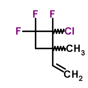 1,1,2-Trifluoro-2-chloro-3-methyl-3-vinylcyclobutane Structure,4265-28-5Structure