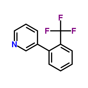 Pyridine, 3-[2-(trifluoromethyl)phenyl]- Structure,426823-26-9Structure