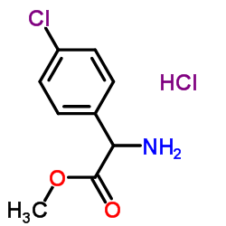 1-(4-Chlorophenyl)-2-methoxy-2-oxo-1-ethanaminium chloride Structure,42718-19-4Structure