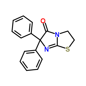 3,3-Diphenyl-6-thia-1,4-diazabicyclo[3.3.0]oct-4-en-2-one Structure,42748-70-9Structure