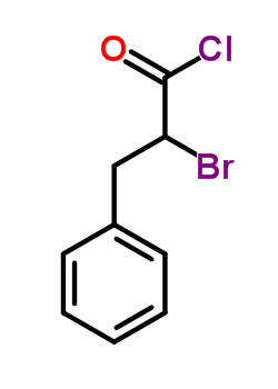 2-Bromo-3-phenylpropanoyl chloride Structure,42762-86-7Structure