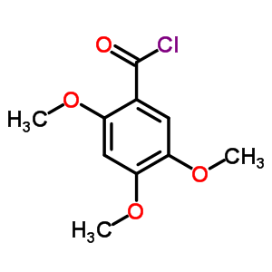 2,4,5-Trimethoxybenzoyl chloride Structure,42833-66-9Structure