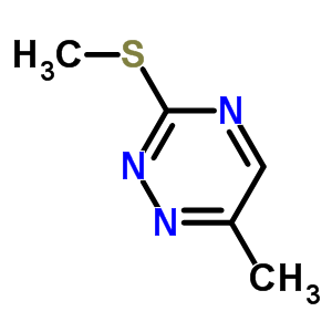 6-Methyl-3-methylthio-1,2,4-triazine Structure,42836-95-3Structure