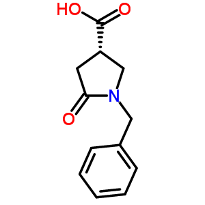 (S)-1-芐基-5-氧吡咯烷-3-羧酸結(jié)構(gòu)式_428518-42-7結(jié)構(gòu)式
