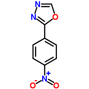 2-(4-Nitrophenyl)-1,3,4-oxadiazole Structure,4291-13-8Structure