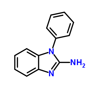 1-Phenyl-1h-benzoimidazol-2-ylamine Structure,43023-11-6Structure