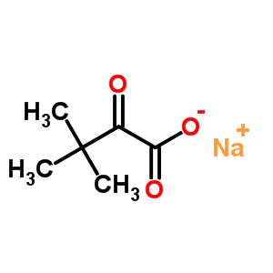 3.3-Dimethyl-2-one-butanoicacid na salt Structure,43165-46-4Structure