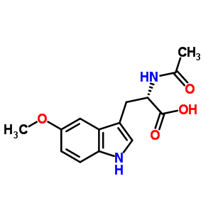 N-acetyl-5-menthoxy-dl-tryptophan monohydrate Structure,43167-40-4Structure