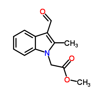 (3-Formyl-2-methyl-indol-1-yl)-acetic acid methyl ester Structure,431983-71-0Structure