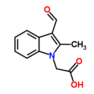 (3-Formyl-2-methyl-indol-1-yl)-acetic acid Structure,432001-45-1Structure