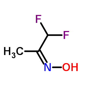 (2E)-1,1-二氟-N-羥基-2-丙亞胺結(jié)構(gòu)式_433-49-8結(jié)構(gòu)式