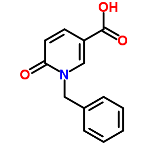 1-Benzyl-6-oxo-1,6-dihydro-3-pyridinecarboxylic acid Structure,4332-79-0Structure