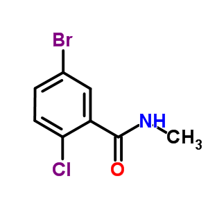 5-Bromo-2-chloro-n-methylbenzamide Structure,435273-54-4Structure