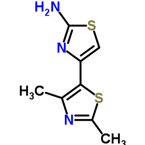 2,4-Dimethyl-[4,5]bithiazolyl-2-ylamine Structure,435341-84-7Structure