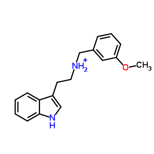 [2-(1H-indol-3-yl)-ethyl]-(3-methoxy-benzyl)-amine Structure,435342-06-6Structure