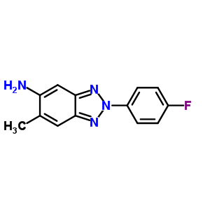 2-(4-Fluoro-phenyl)-6-methyl-2h-benzotriazol-5-yl-amine Structure,436086-84-9Structure