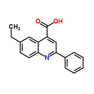 6-Ethyl-2-phenylquinoline-4-carboxylic acid Structure,436091-45-1Structure