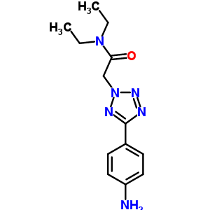 2-[5-(4-Amino-phenyl)-tetrazol-2-yl]-N,N-diethyl-acetamide Structure,436092-91-0Structure