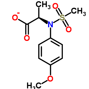 2-[Methanesulfonyl-(4-methoxy-phenyl)-amino]-propionic acid Structure,436811-06-2Structure