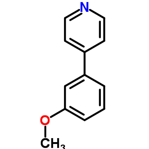 Pyridine,4-(3-methoxyphenyl)- Structure,4373-68-6Structure