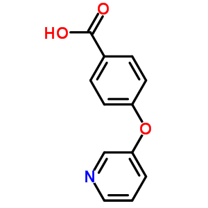 4-(Pyridin-3-yloxy)benzoic acid Structure,437383-99-8Structure